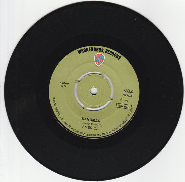 America (2) : A Horse With No Name (7", Single)