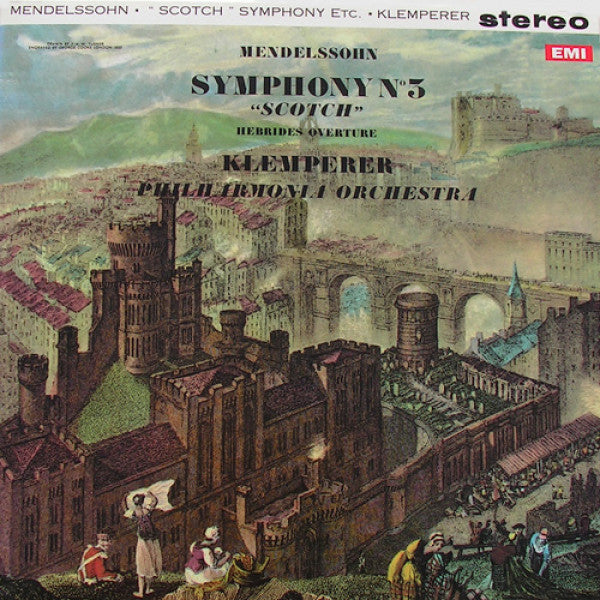 Felix Mendelssohn-Bartholdy / Otto Klemperer, Philharmonia Orchestra : Symphony No. 3 "Scotch" / Hebrides Overture (LP, RE, RM, 180)