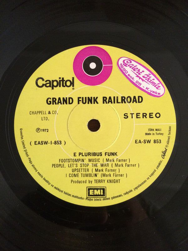 Grand Funk Railroad : E Pluribus Funk (LP, Album)