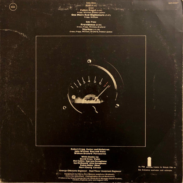 King Crimson : Red (LP, Album)