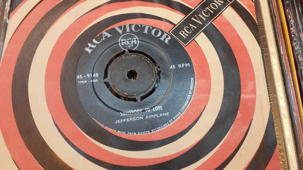 Jefferson Airplane : Somebody To Love (7", Single)