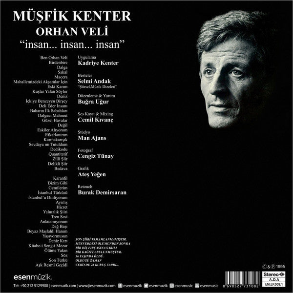 Müşfik Kenter : Bir Garip Orhan Veli (LP, Album, RE)