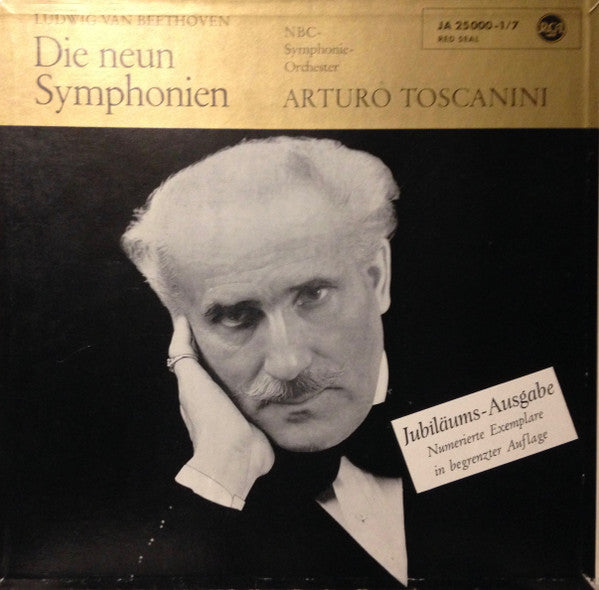 Ludwig van Beethoven, Arturo Toscanini, NBC Symphony Orchestra : Die neun Symphonien (7xLP, Mono + Box, Comp)
