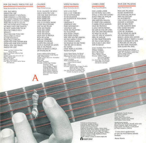 Moraes Moreira : Bahiano Fala Cantando (LP, Album)