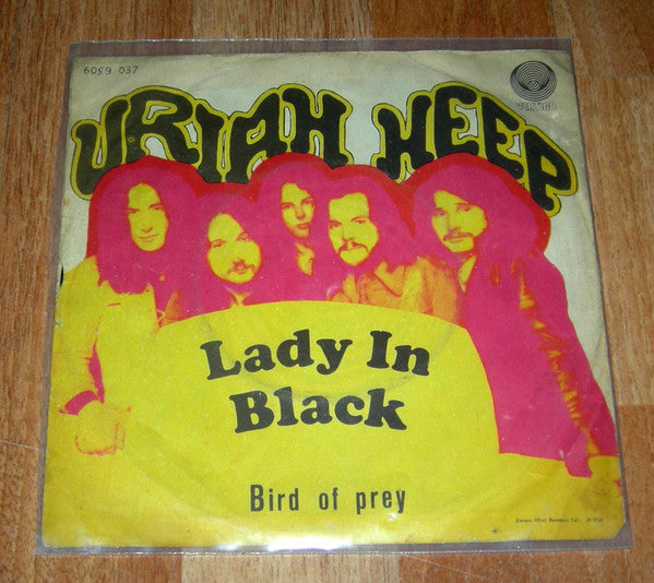 Uriah Heep : Lady In Black / Bird Of Prey (7", Single)