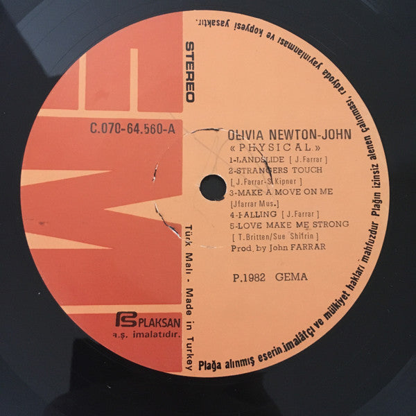 Olivia Newton-John : Physical (LP, Album)