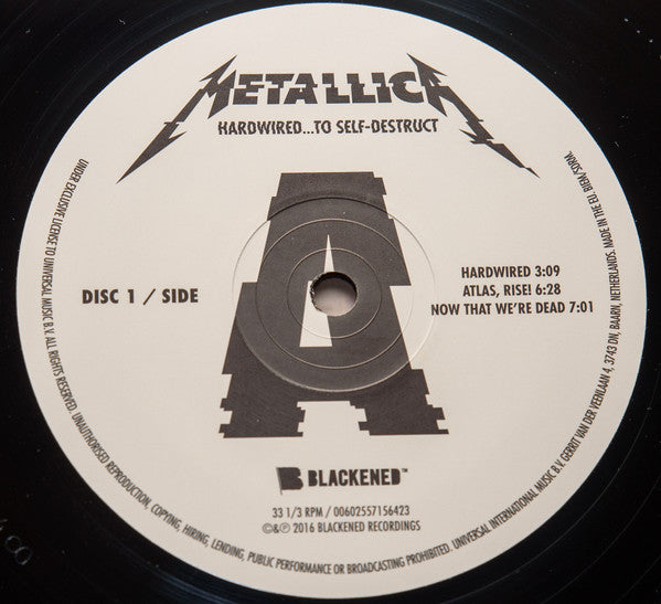 Metallica : Hardwired...To Self-destruct (2xLP, Album, Gat)
