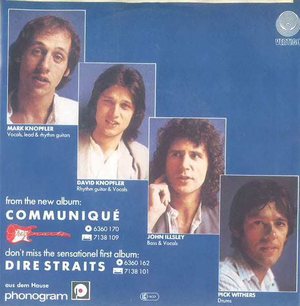Dire Straits : Lady Writer (7", Single)