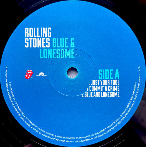 The Rolling Stones : Blue & Lonesome (2xLP, Album)