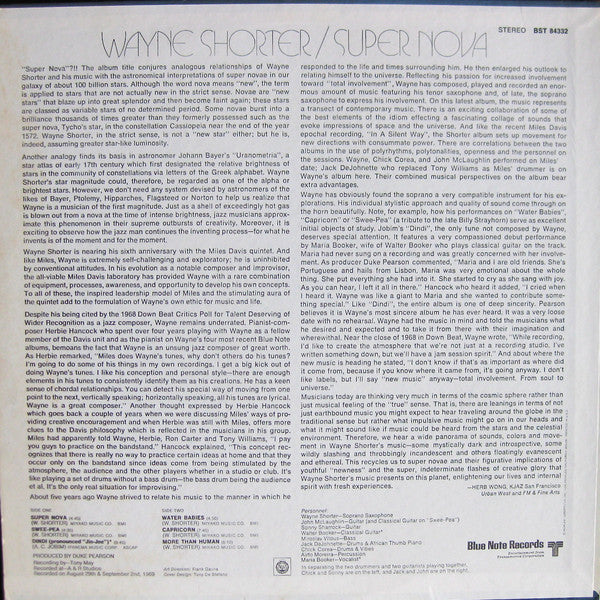Wayne Shorter : Super Nova (LP, Album, RP)