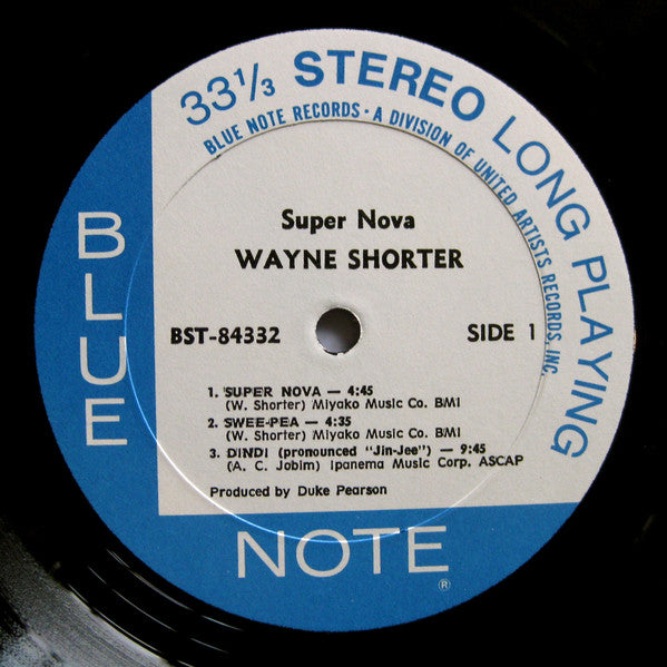 Wayne Shorter : Super Nova (LP, Album, RP)