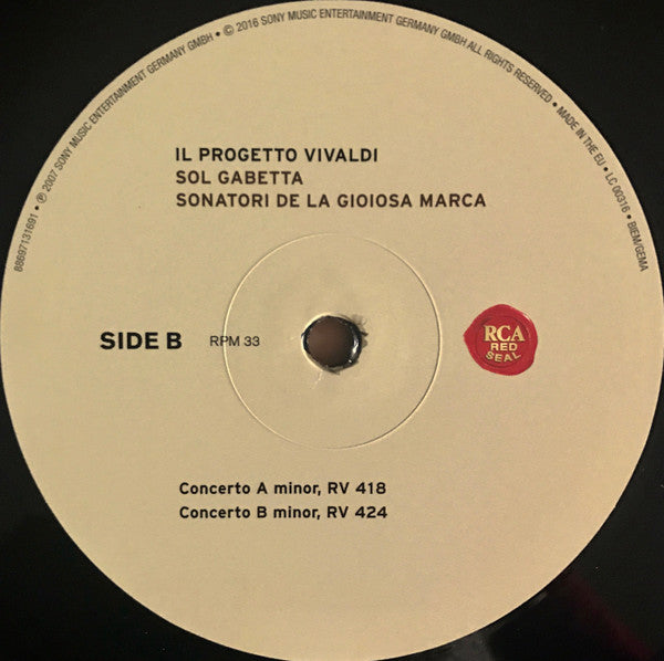Sol Gabetta, Sonatori De La Gioiosa Marca : Il Progetto Vivaldi (2xLP)