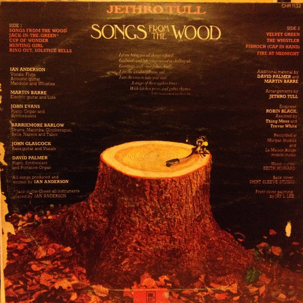 Jethro Tull : Songs From The Wood (LP, Album)