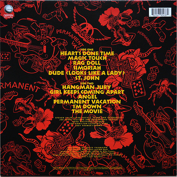 Aerosmith : Permanent Vacation (LP, Album, RE, 180)