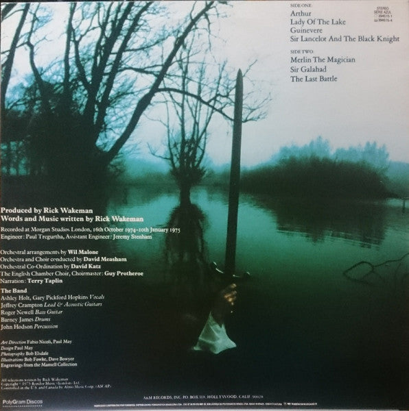 Rick Wakeman : The Myths And Legends Of King Arthur And The Knights Of The Round Table (LP, Album, RE)