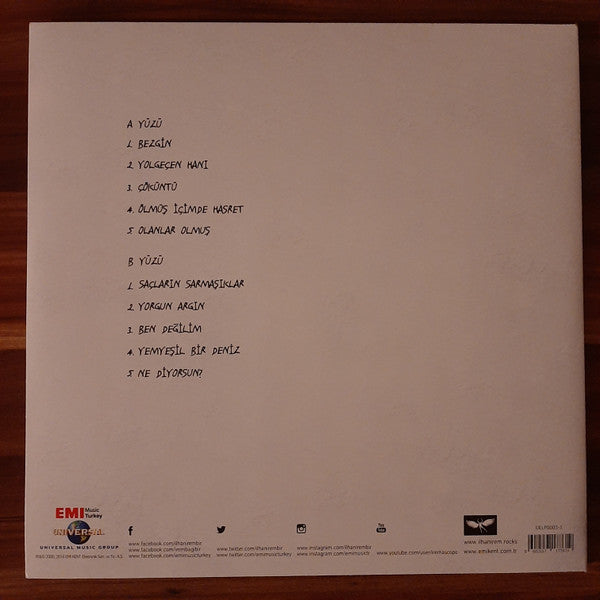 İlhan İrem : Bezginin Gizli Mektupları (LP, Album, RE, Gat)