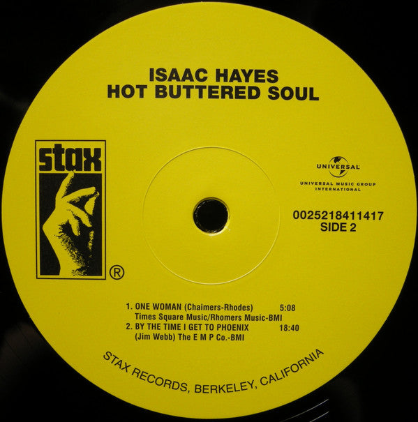 Isaac Hayes : Hot Buttered Soul (LP, Album, RE, RM, 180)