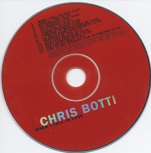 Chris Botti : When I Fall In Love (CD, Album)