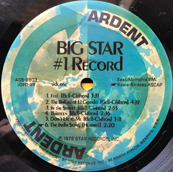 Big Star : #1 Record (LP, Album, RE)