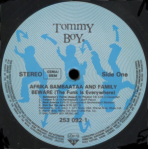 Afrika Bambaataa & Family : Beware (The Funk Is Everywhere) (LP, Album)