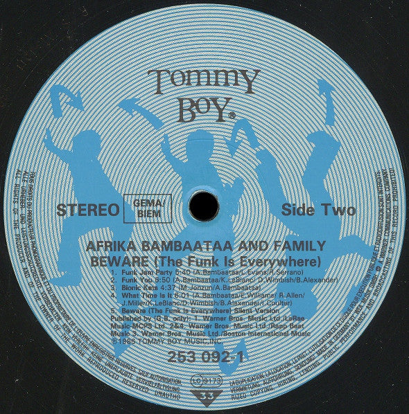 Afrika Bambaataa & Family : Beware (The Funk Is Everywhere) (LP, Album)