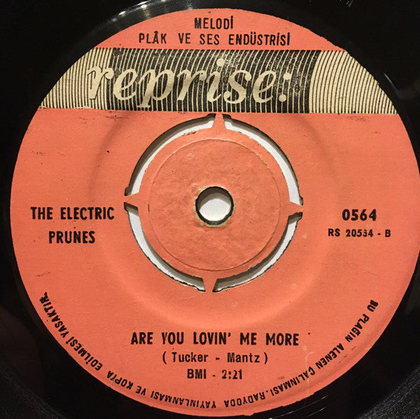 The Electric Prunes : Get Me To The World On Time / Are You Lovin' Me More (But Enjoying It Less) (7")