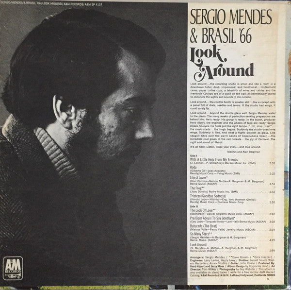 Sérgio Mendes & Brasil '66 : Look Around (LP, Album, Mon)