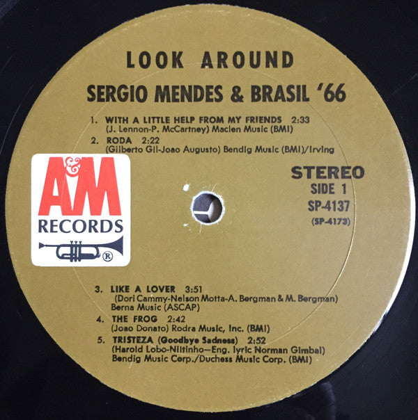 Sérgio Mendes & Brasil '66 : Look Around (LP, Album, Mon)