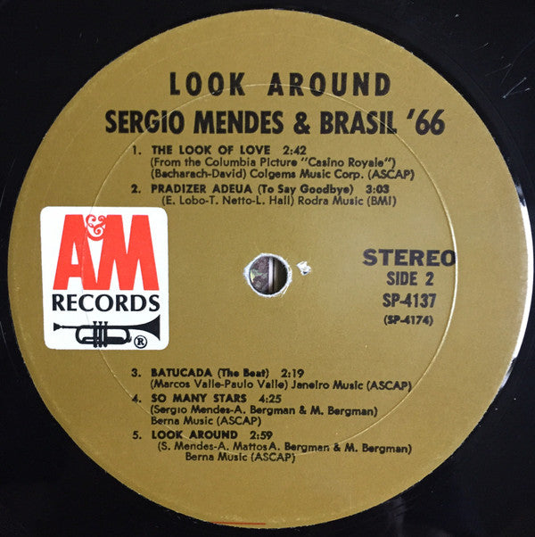 Sérgio Mendes & Brasil '66 : Look Around (LP, Album, Mon)