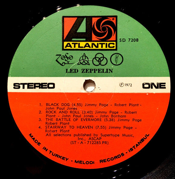 Led Zeppelin : Untitled (LP, Album)