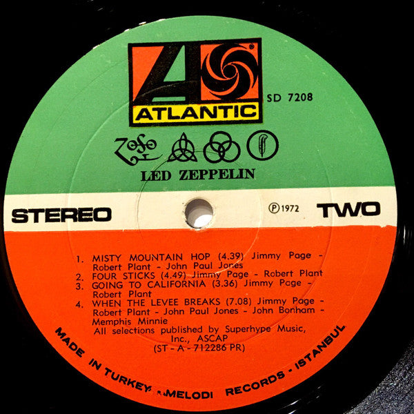 Led Zeppelin : Untitled (LP, Album)