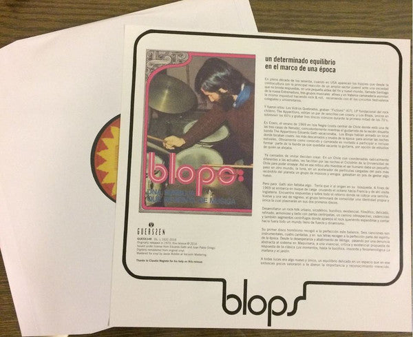Blops : Blops (LP, Album, RE)