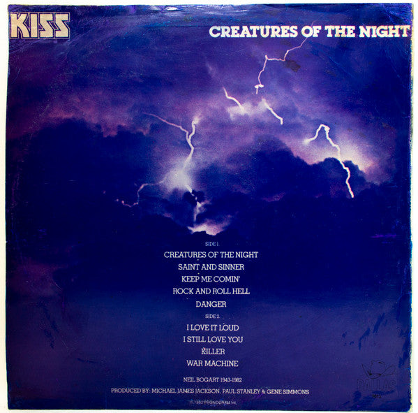 Kiss : Creatures Of The Night (LP, Album)