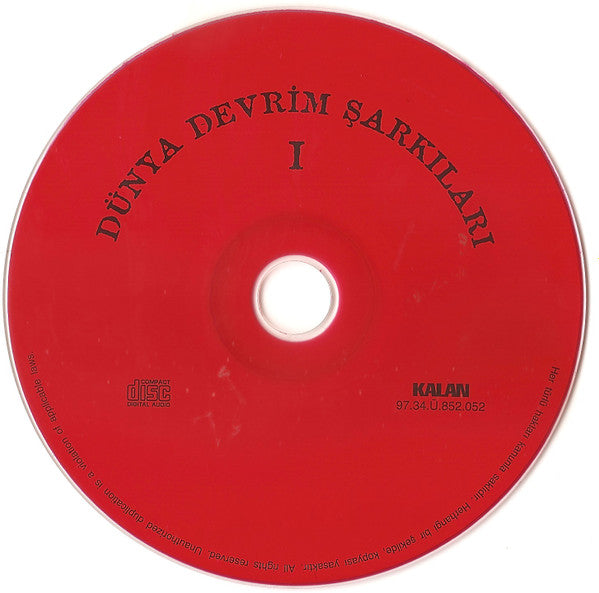 Various : Dünya Devrim Şarkıları (CD, Comp, RP)