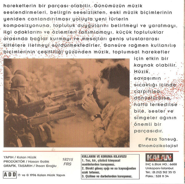 Various : Dünya Devrim Şarkıları (CD, Comp, RP)