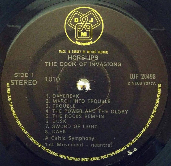 Horslips : The Book Of Invasions (A Celtic Symphony) (LP, Album)