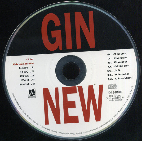 Gin Blossoms : New Miserable Experience (CD, Album, Club)