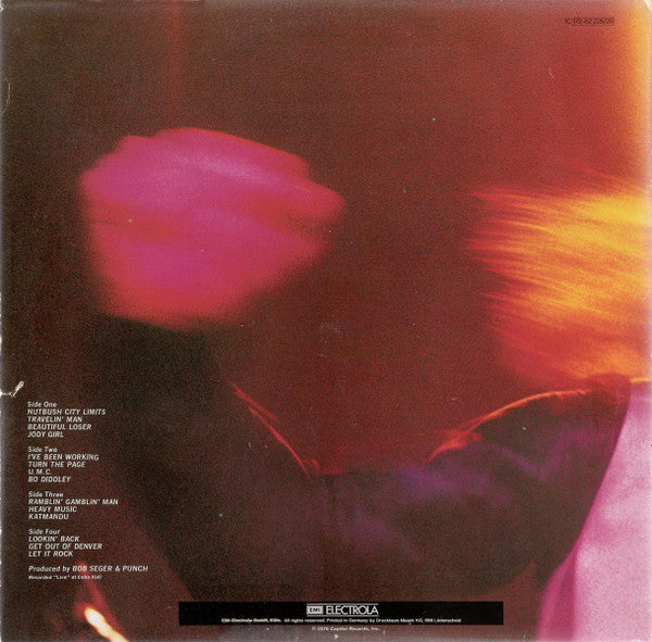 Bob Seger And The Silver Bullet Band : 'Live' Bullet (2xLP, Album, RE, Tan)