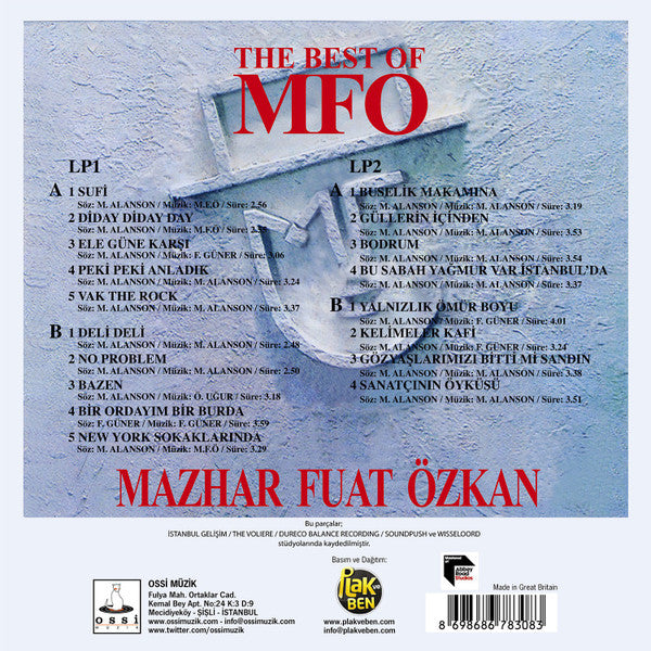 MFÖ : The Best Of MFO (2xLP, Comp, RE, RM)