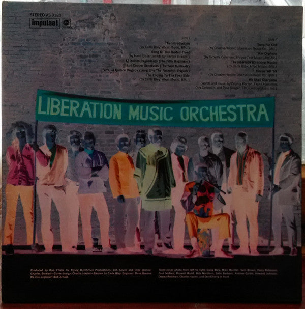 Charlie Haden : Liberation Music Orchestra (LP, Album, Gat)