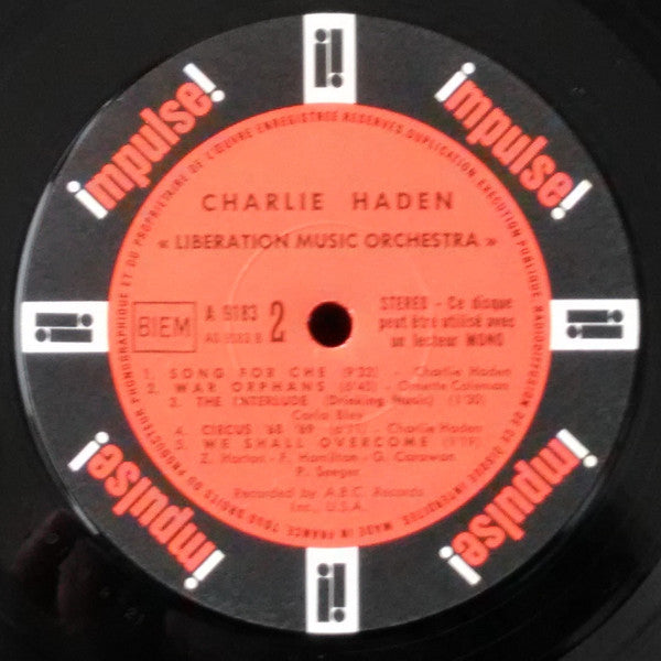 Charlie Haden : Liberation Music Orchestra (LP, Album, Gat)