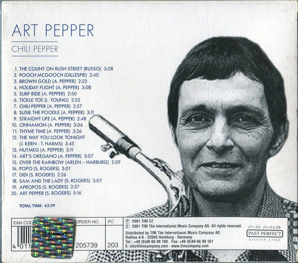 Art Pepper : Chili Pepper (CD, Comp, Mono)