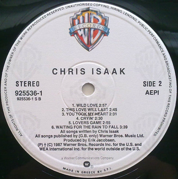 Chris Isaak : Chris Isaak (LP, Album)