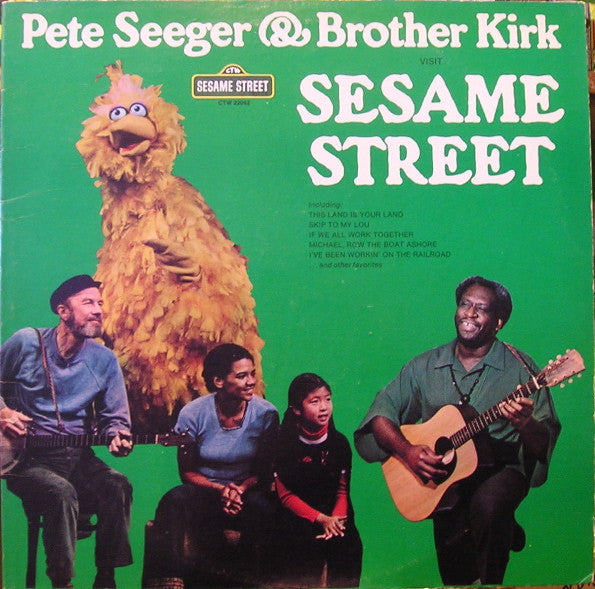 Pete Seeger & Brother Kirk* - Pete Seeger & Brother Kirk Visit Sesame Street (LP, Album)