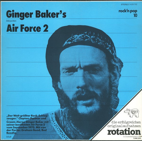Ginger Baker's Air Force - Air Force 2 (LP, Album, RE)