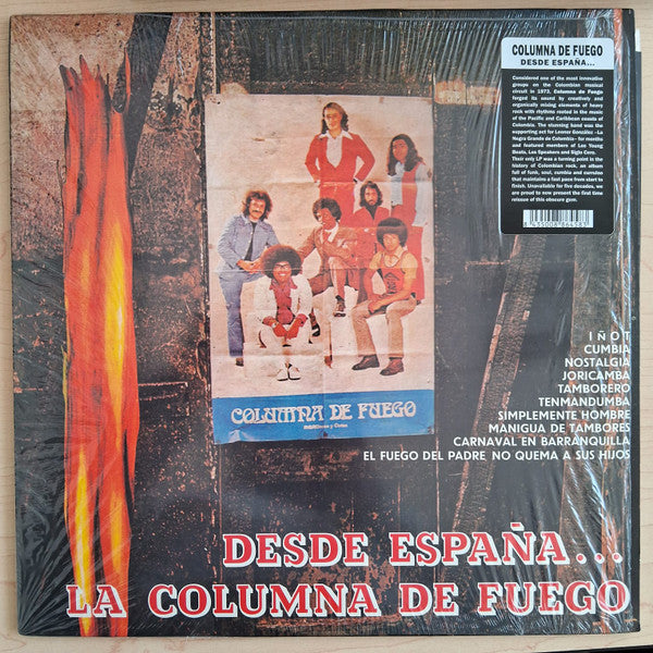 La Columna De Fuego* - Desde España... La Columna De Fuego (LP, Album, RE)